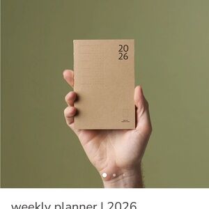 2026 paper republic weekly planner (pocket)